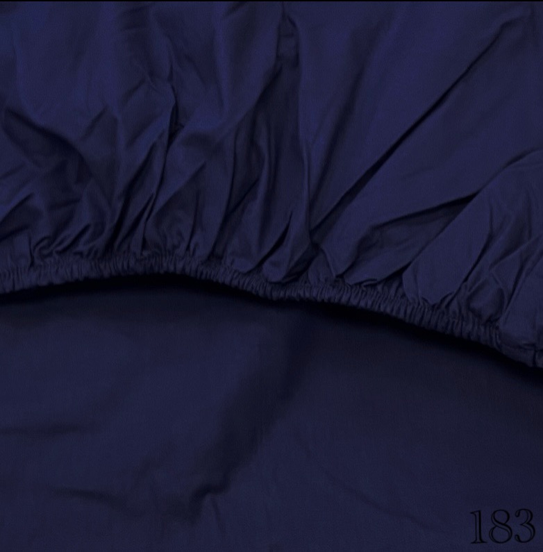 Долен чаршаф с ластик - Тъмно синьо - SB183 120/200 + 25